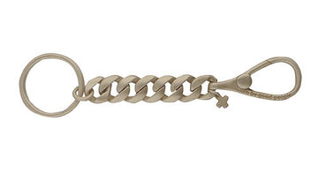 BERYLL - "MOD. 16" Brushed Silver Key Ring