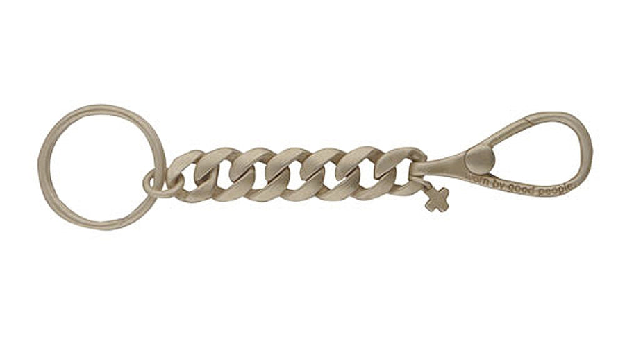 BERYLL - "MOD. 16" Brushed Silver Key Ring
