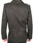 Men's John Richmond - "GIACOMO" Biker Jacket with Leather Trim