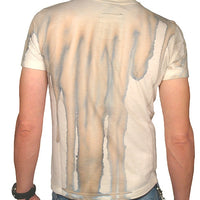 Men's John Richmond - "SANTO" Hand Dyed Embroidered T-Shirt