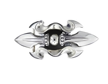 DOUBLE CROSS by Travis Walker - "TRIDENT" Belt Buckle in Sterling Silver