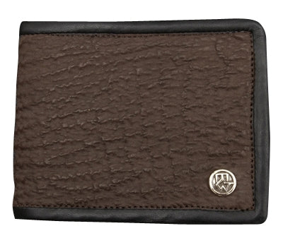 DOUBLE CROSS by Travis Walker - &quot;SHARK SKIN WALLET&quot; in Brown