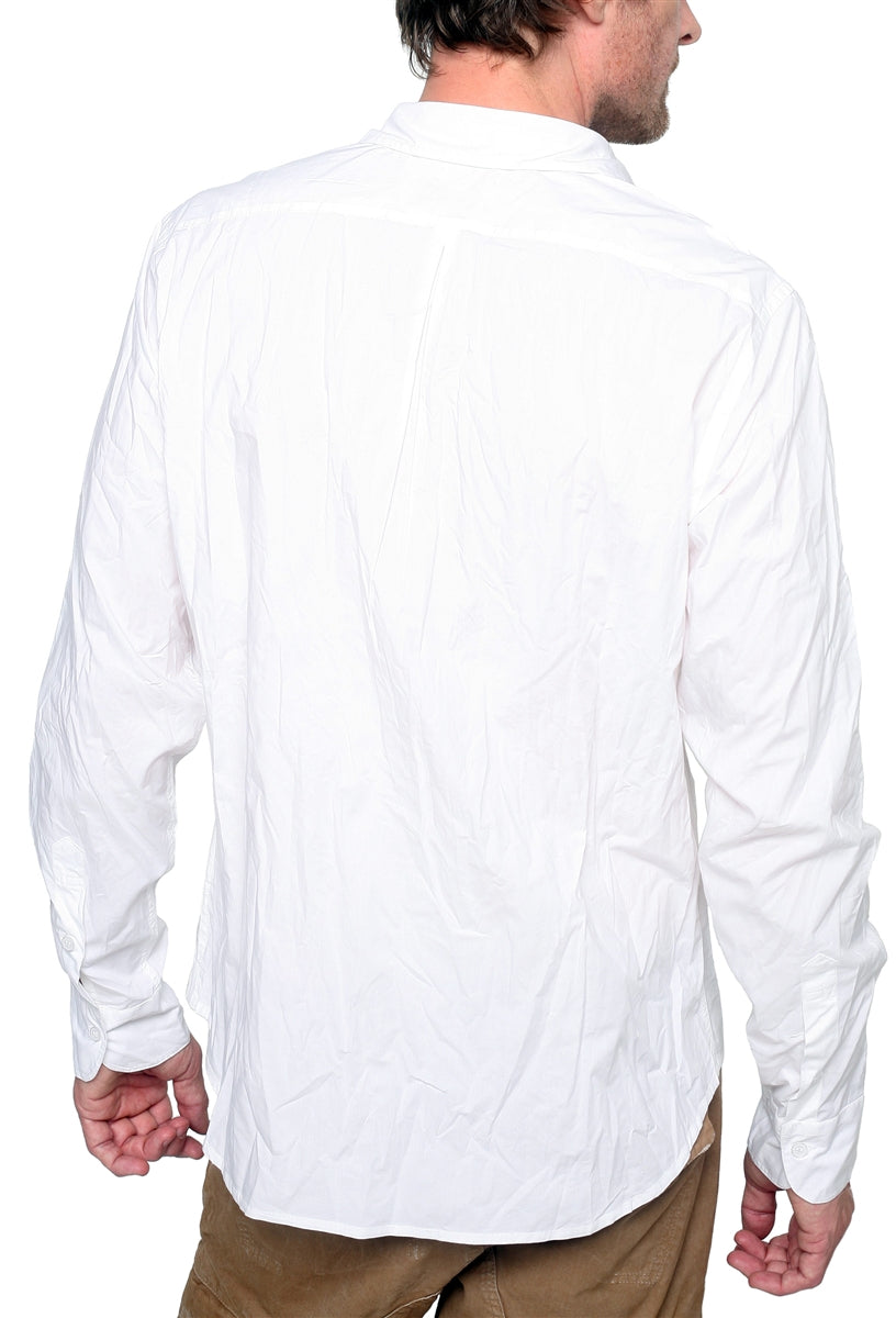 Men&#39;s RA-RE - &quot;CARACAS&quot; Embroidered Shirt in Optic White