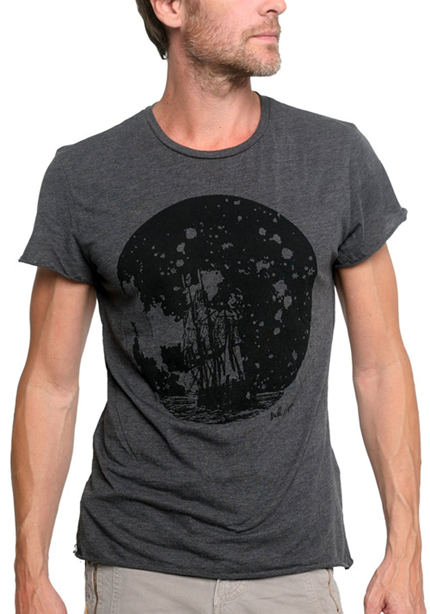 Men's Belle & Bayou - "ETERNAL VOYAGE" T-Shirt in Dark Gray