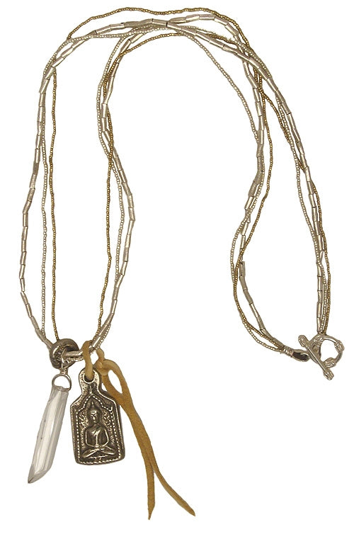 TOLTEC GYPSY - "ZAHARA" Charm Necklace