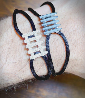 Coco & Om - "ENGLISH COTTAGE FENCE" Bracelet with Enamel Inlay