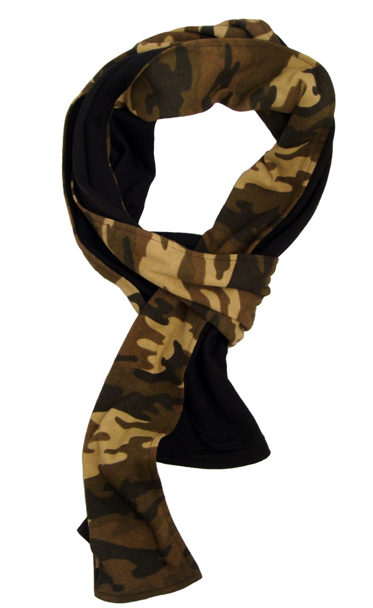 MARCELO PEQUENO - &quot;CAMOUFLER&quot; Micromodal and Cotton Scarf