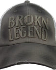 Brokn Legend - "LOGO TRUCKER" Hat in Green
