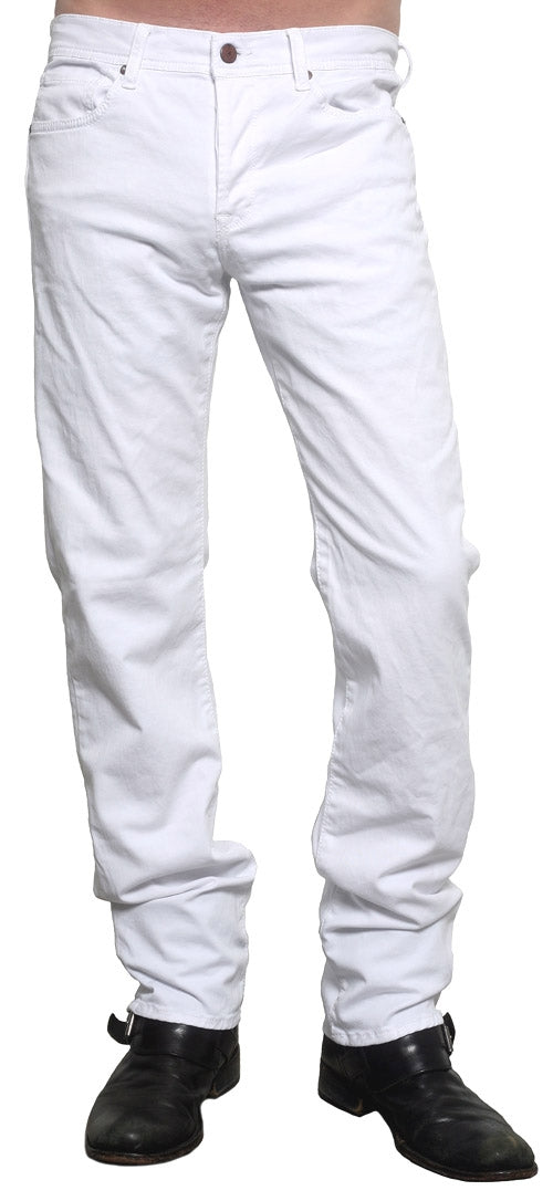 Men's ROCKSTAR sushi - "5 POCKET" Straight Leg Jeans in White
