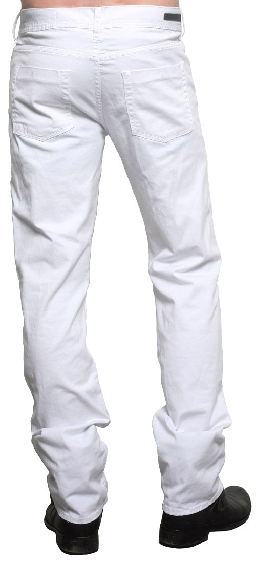 Men's ROCKSTAR sushi - "5 POCKET" Straight Leg Jeans in White