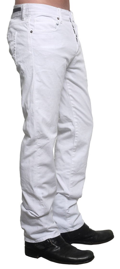 Men's ROCKSTAR sushi - "5 POCKET" Straight Leg Jeans in White