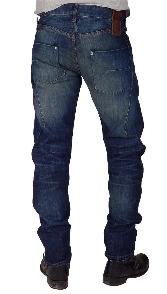 Prospective Flow - "DRAGONFLY WINGS" Jeans in Vintage Wash