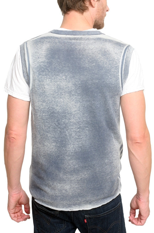 Men's RA-RE - "SILVANO" Knitted Cotton Vest