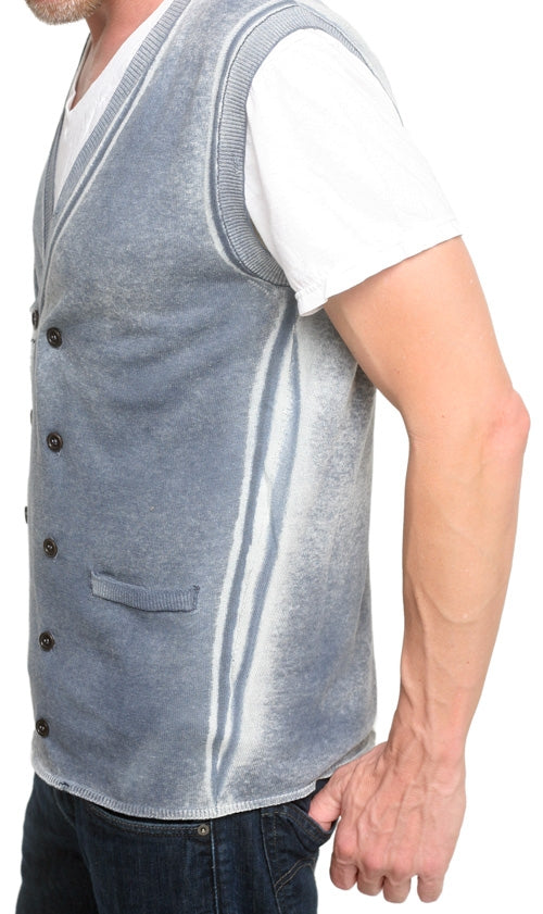 Men's RA-RE - "SILVANO" Knitted Cotton Vest