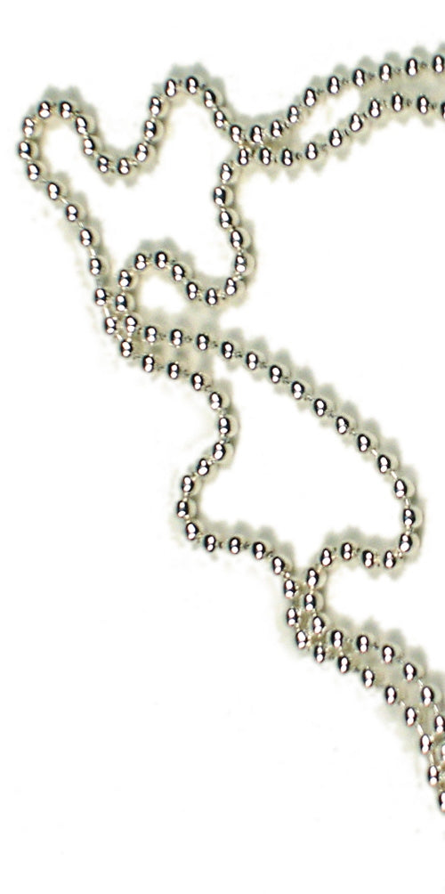Double Cross - Sterling Silver Ball Chain