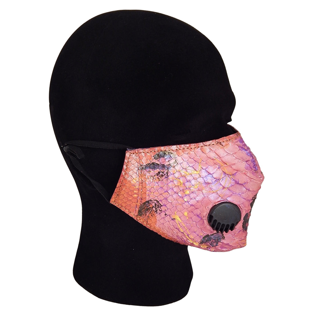 Anton -PINK GRAFFITI PYTHON COVID MASK in PINK
