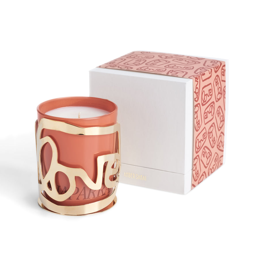 grantLOVE x Amber Sakai - "CHAPARRAL" Candle with Iconic LOVE Holder
