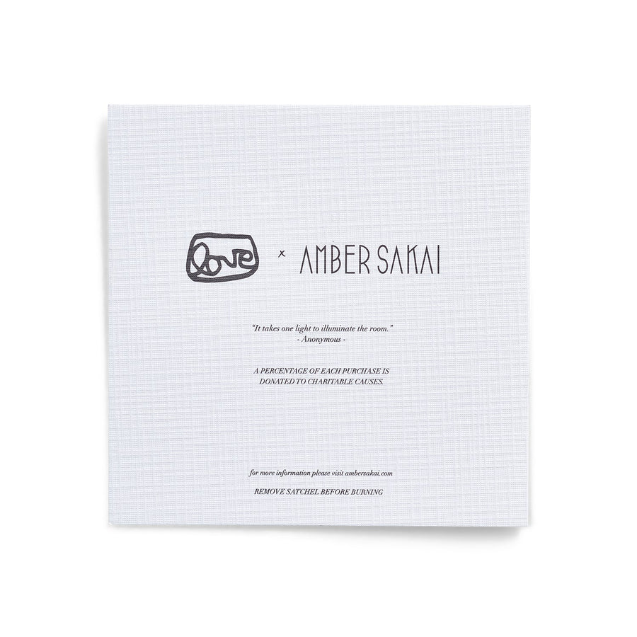 grantLOVE x Amber Sakai - "CHAPARRAL" Candle with Iconic LOVE Holder