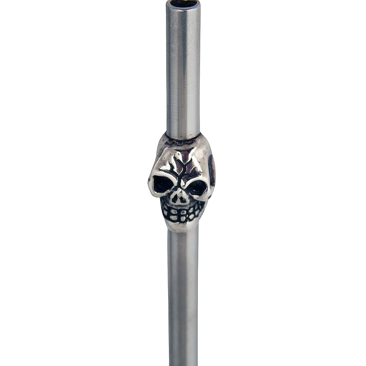 DOUBLE CROSS Home - &quot;SKULL STRAW&quot; with Silver Skull Accent