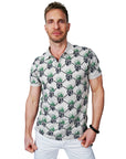 elevenPARIS - "PINEAPPLE" Polo Shirt in Nimbus Cloud