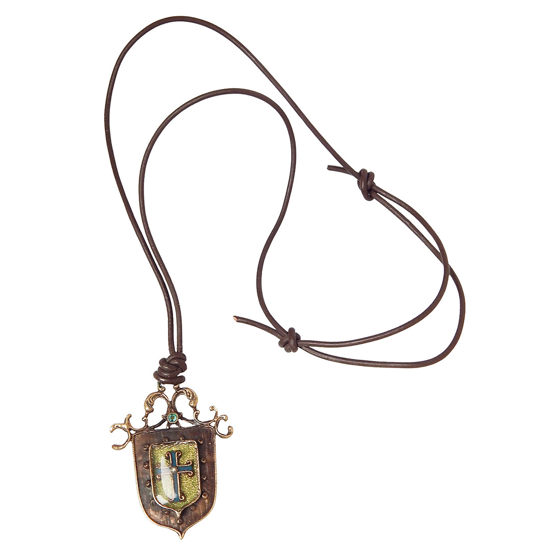 Fabian Y Felipe - "CRUSADER" Brass Necklace