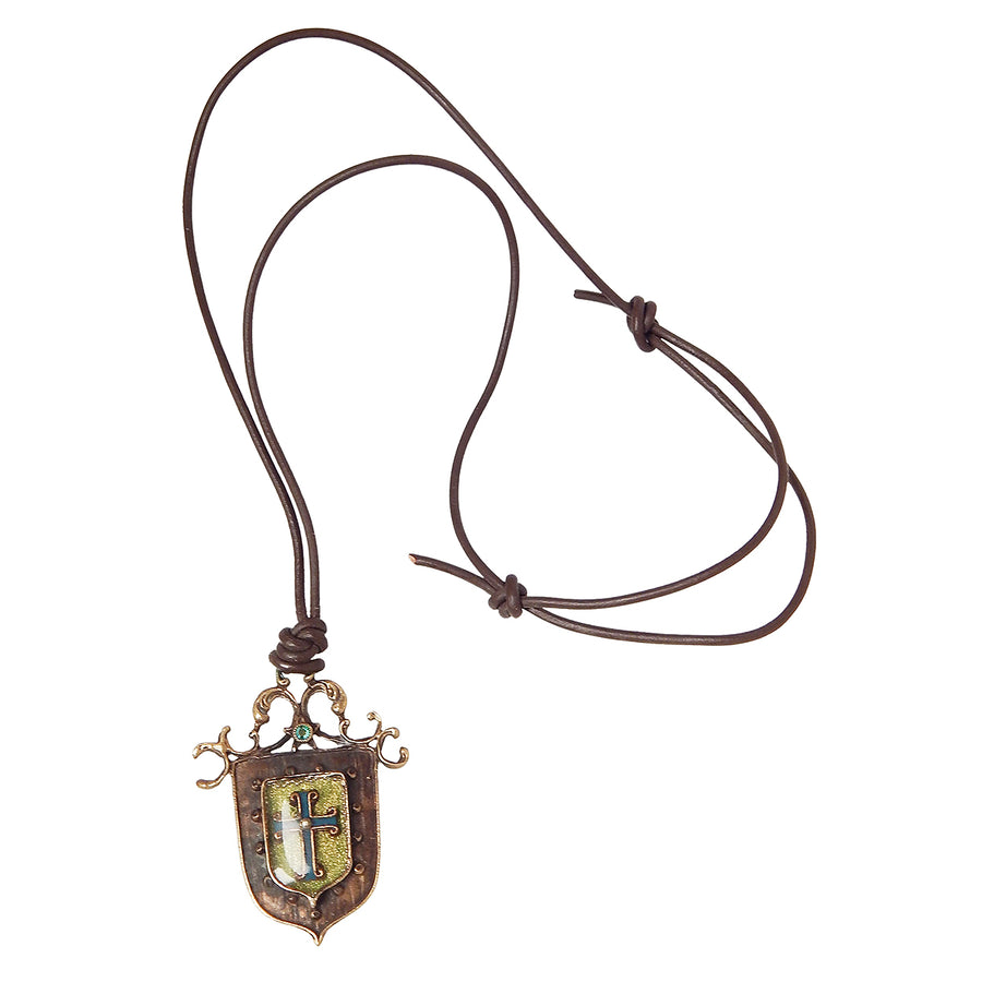 Fabian Y Felipe - "CRUSADER" Brass Necklace