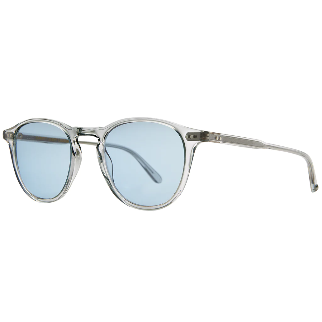 Garrett Leight - &quot;HAMPTON&quot; Sunglasses in Bio Smoke Frames and Bio Sky Lenses