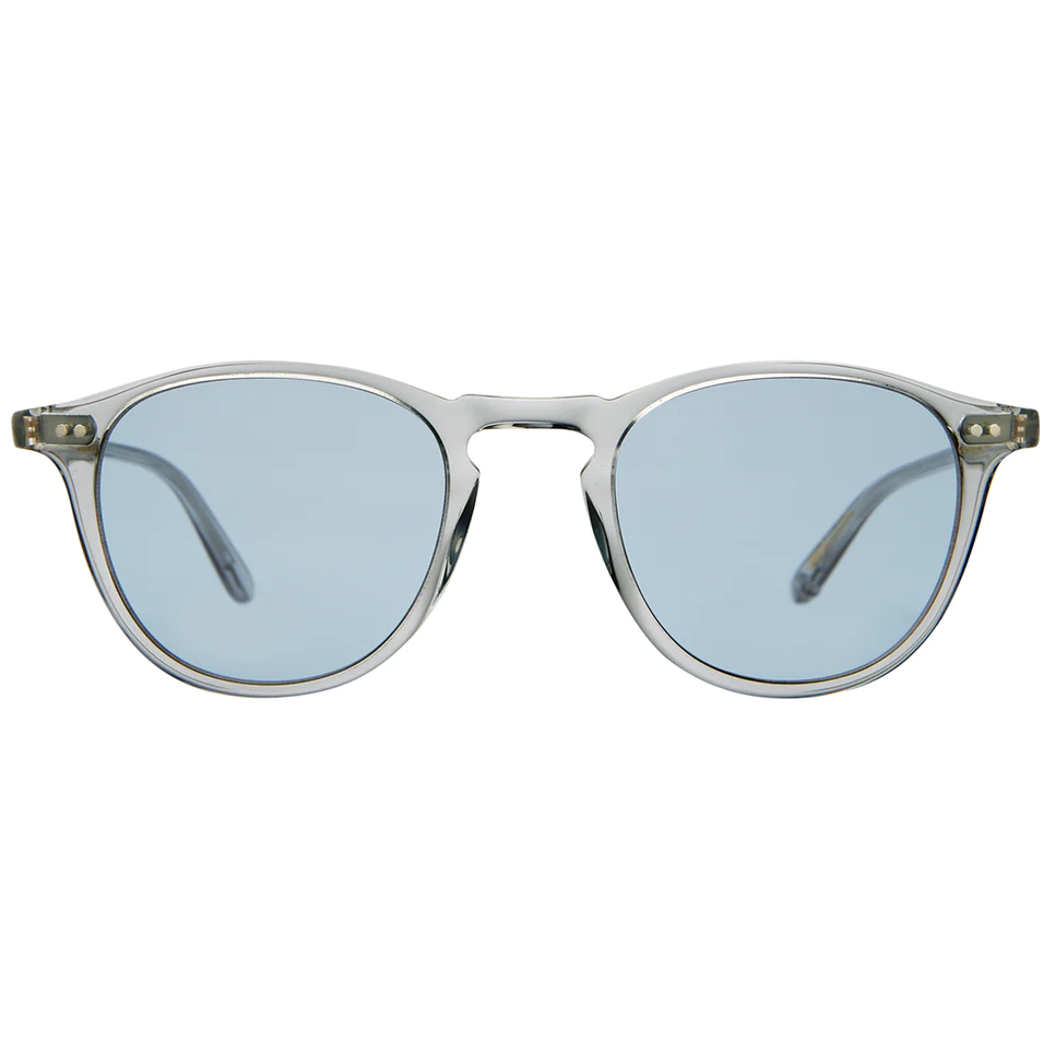 Garrett Leight - &quot;HAMPTON&quot; Sunglasses in Bio Smoke Frames and Bio Sky Lenses