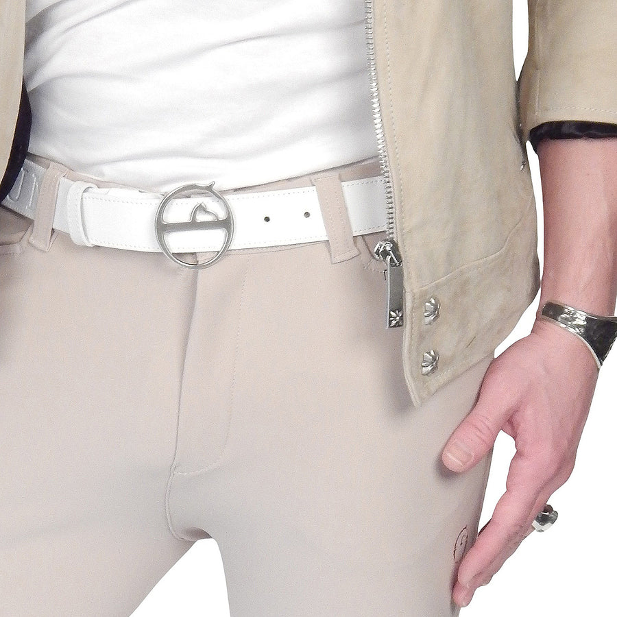VESTRUM - "POZZALO" Belt in White