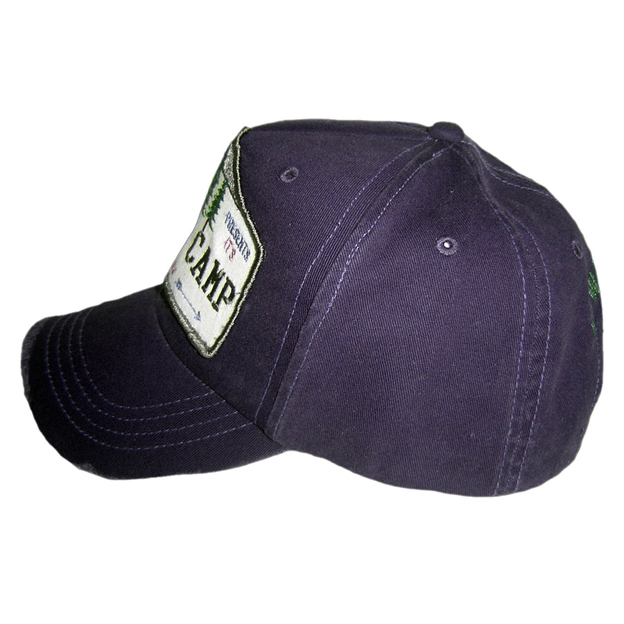 BROKN LEGEND - "WINTER CAMP" Hat in Dark Purple