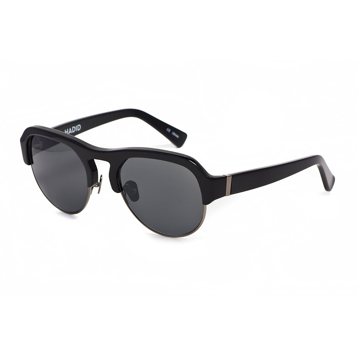 HADID - &quot;NOMAD&quot; Sunglasses in Black and Gunmetal