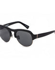 HADID - "NOMAD" Sunglasses in Black and Gunmetal