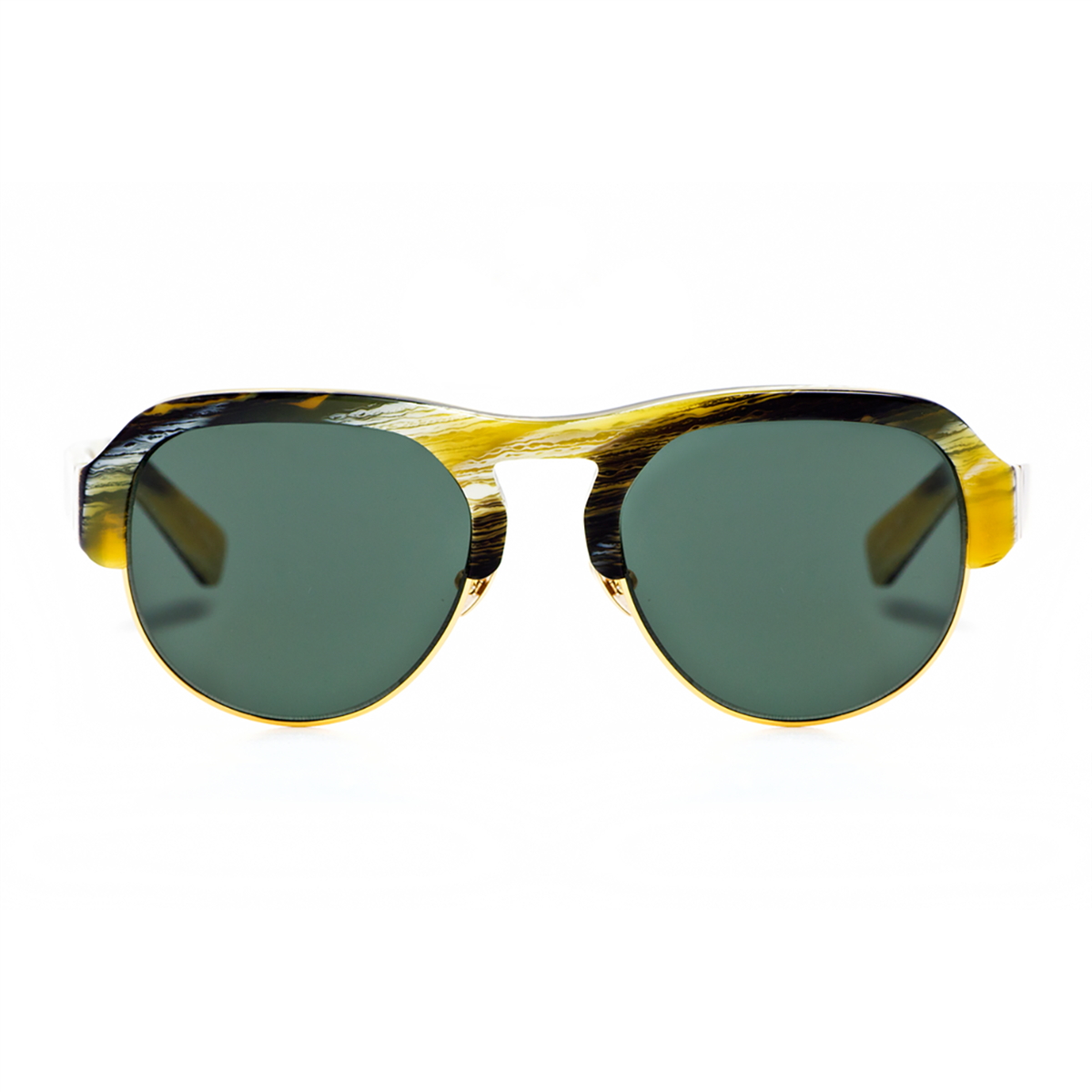 HADID - &quot;NOMAD&quot; Sunglasses in Horn and Gold