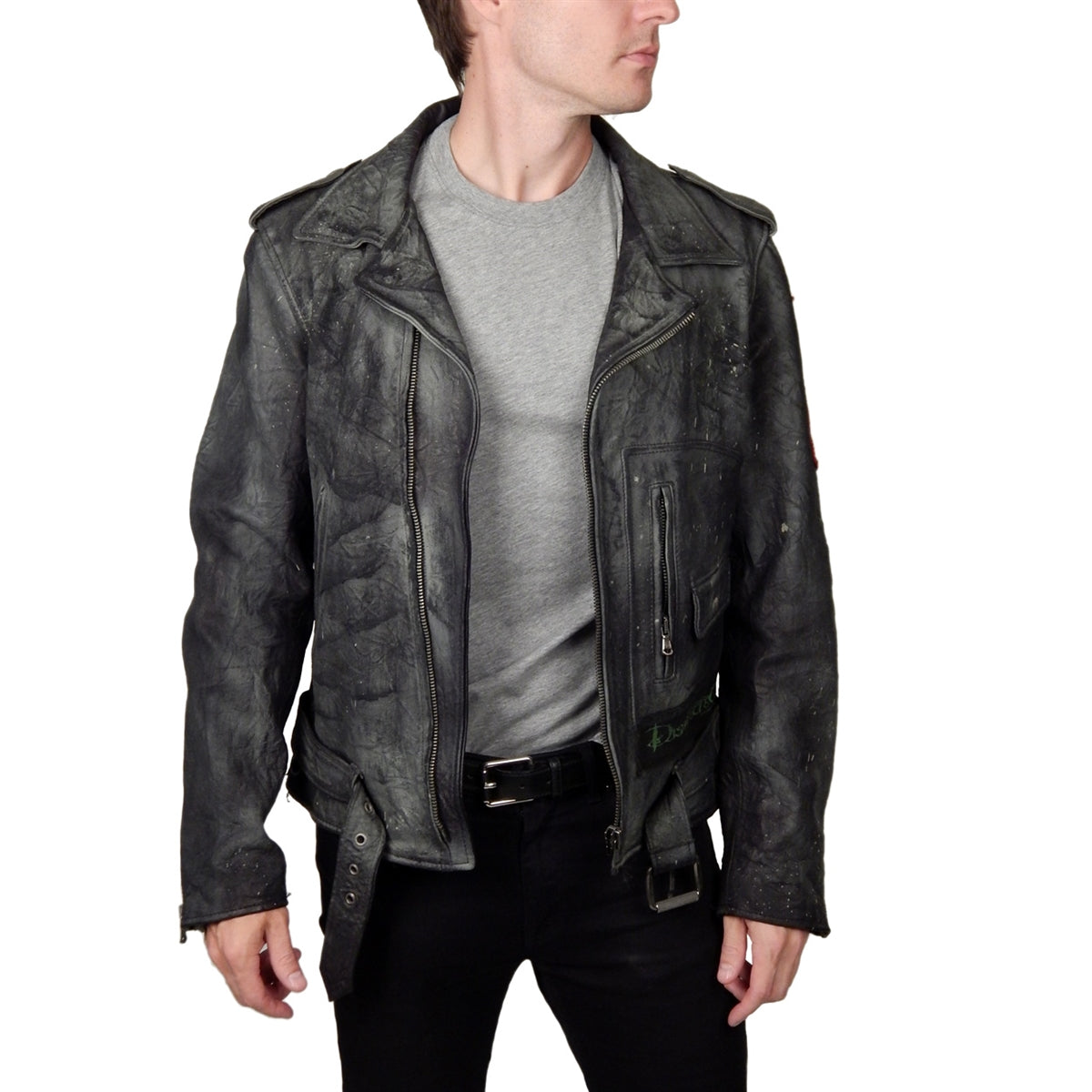 JUNKER DESIGNS - &quot;THE CARNIVORE&quot; Exclusive Leather Biker Jacket