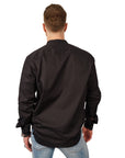 Men's John Richmond - "MARYUM" Crystal Embellished Shirt in Black