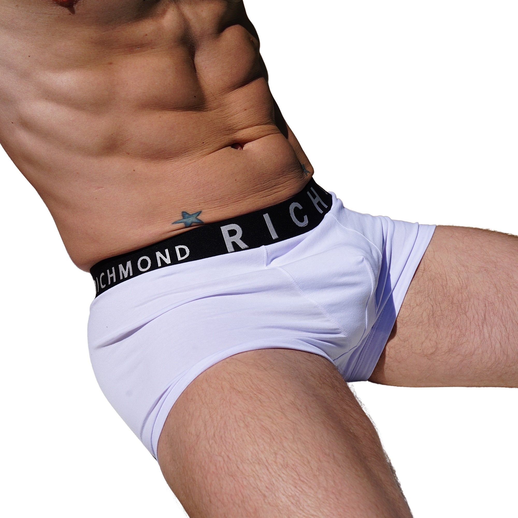 John Richmond - &quot;LONDON&quot; Trunks in White