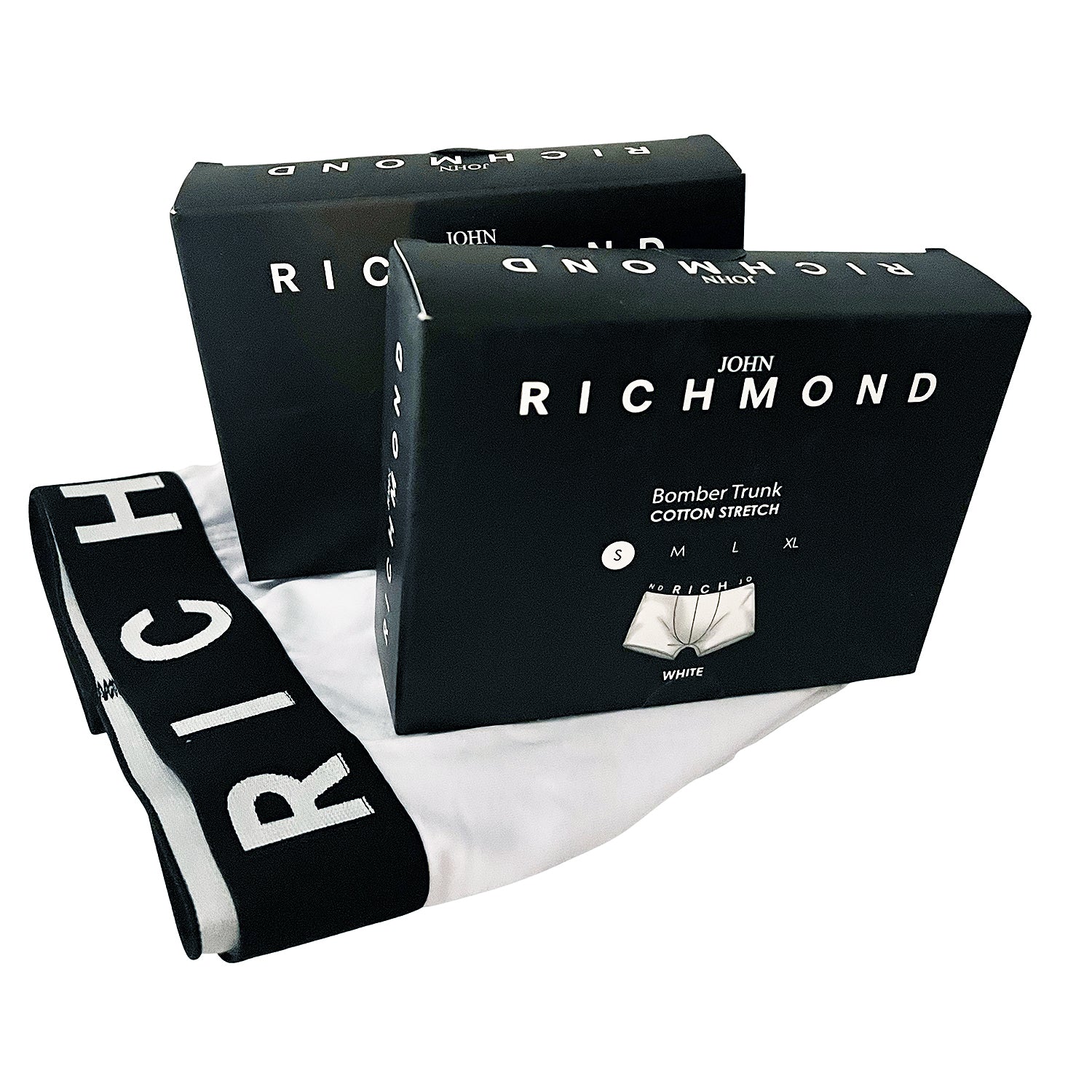 John Richmond - &quot;LONDON&quot; Trunks in Black