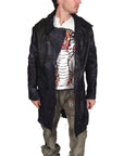 Men's JUNKER DESIGNS - "SCORPIO" Custom Lambskin 3/4 Trench Jacket