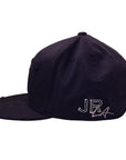 J. Ransom Collection - "SERIOUS SNOWMAN" Flat Billed Hat in White on Black