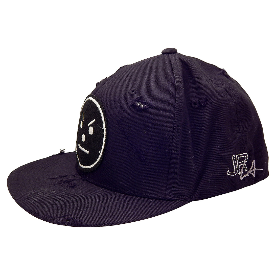 J. Ransom Collection - "SERIOUS SNOWMAN" Flat Billed Hat in Black on Black