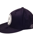 J. Ransom Collection - "SERIOUS SNOWMAN" Flat Billed Hat in White on Black