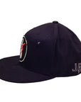 J. Ransom Collection - "CROSSED OUT" Flat Billed Hat in BLACK