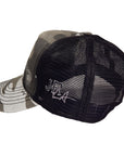 J. RANSOM Collection - "SNOWMAN in G WAGON" Grey Camouflage Trucker Hat