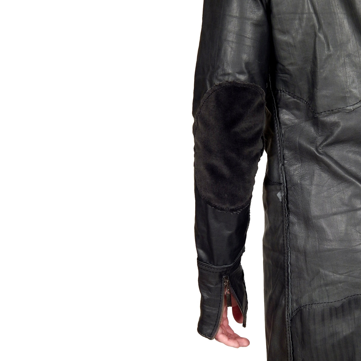 Men&#39;s JUNKER DESIGNS - &quot;CAMERON&quot; Custom Lambskin 3/4 Trench Jacket