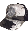 JUNKER Designs - "STAR" Trucker Hat in Grey Camouflage