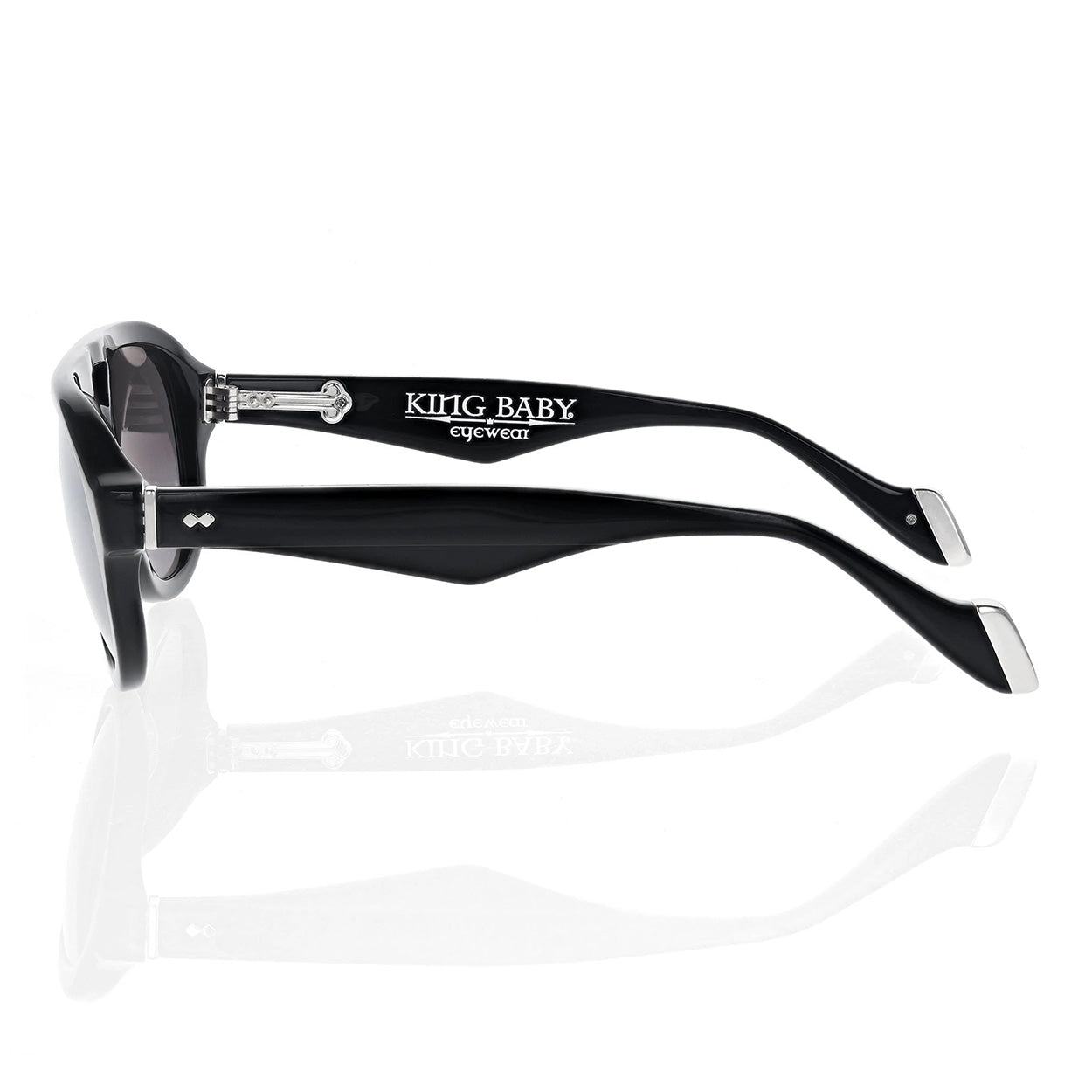 KING BABY - &quot;THE LAS VEGAS&quot; Sunglasses in Black