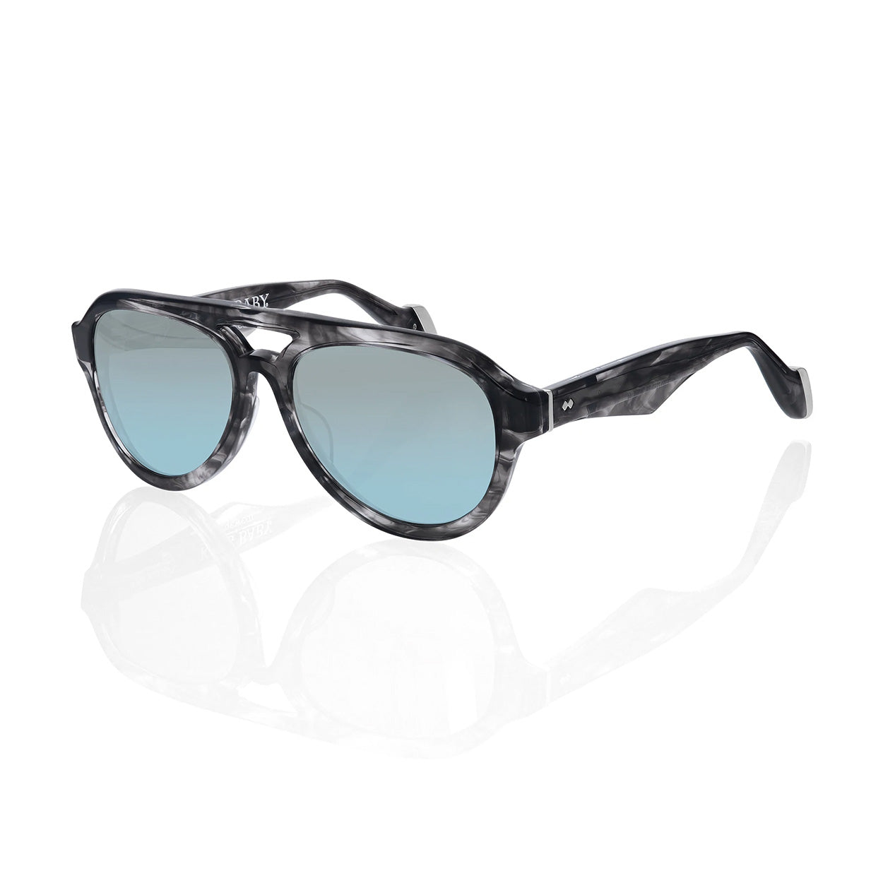 KING BABY - &quot;THE LAS VEGAS&quot; Sunglasses in Grey Tortoise