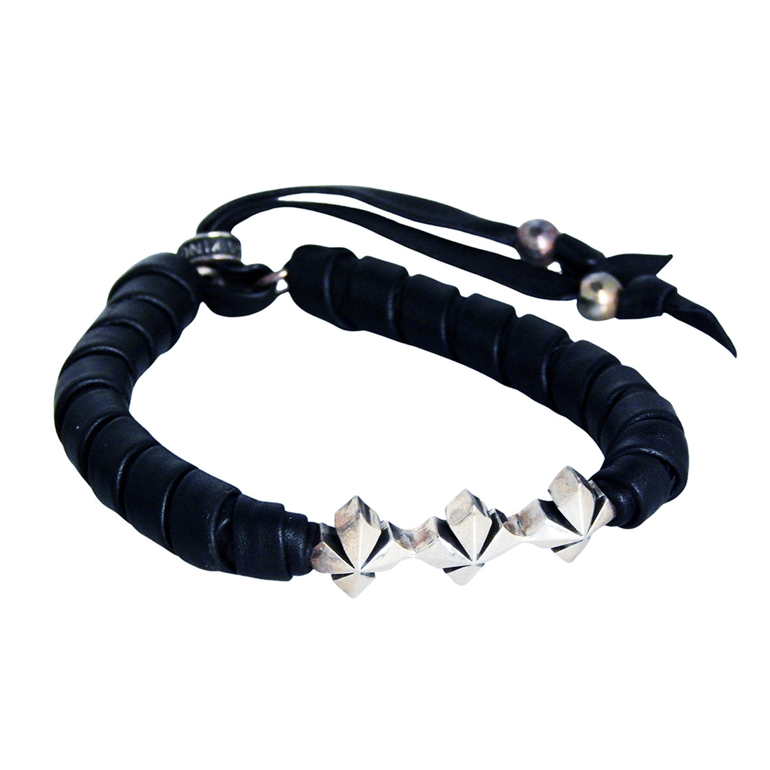KING BABY - "MB CROSS" Thick Wrap Bracelet