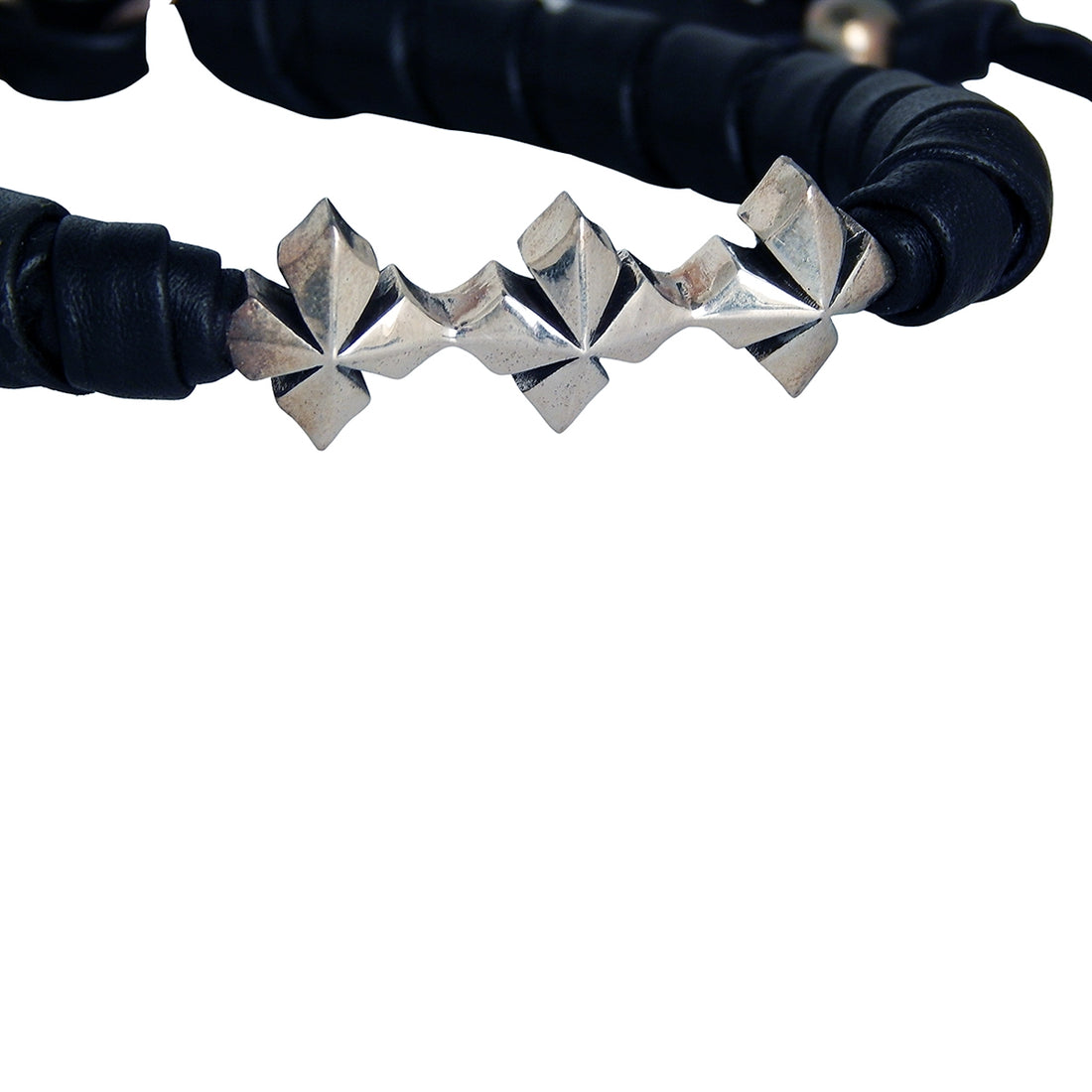 KING BABY - "MB CROSS" Thick Wrap Bracelet