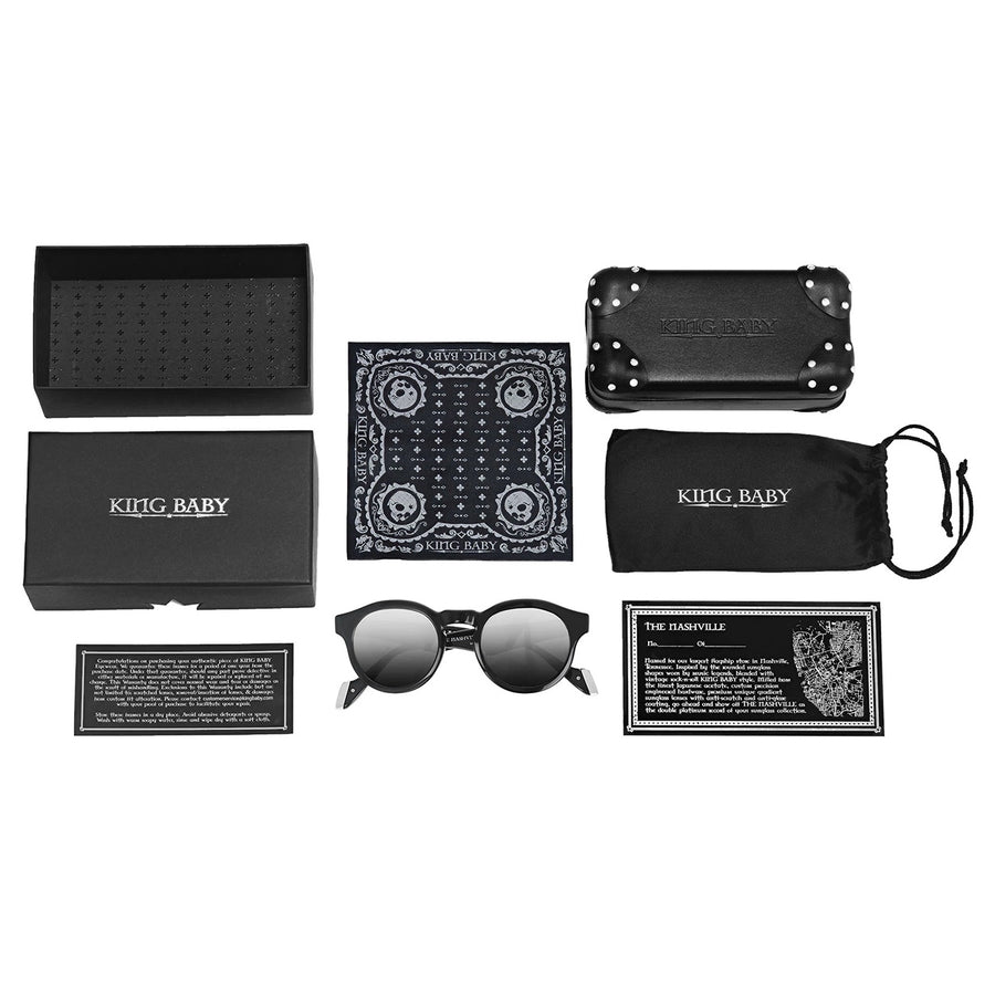 KING BABY - "THE NASHVILLE" Sunglasses in Black